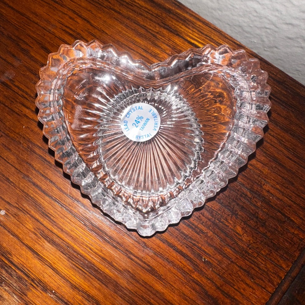 Heart-Shaped Crystal candle votive